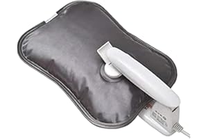 ELETTROCASA - Borsa Acqua Calda Elettrica Teporino - 6h di Calore - Borsa Calda Elettrica Ricaricabile Pronta in 10' - Boule per Riscaldare Acqua