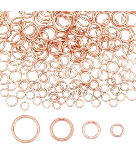 PH PandaHall Cercles De Boucles D'oreilles Soudés Fermés, 60pcs 3