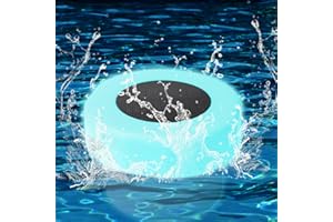 BEHOGAN Doseur flottant pour piscine : doseur de chlore flottant avec lumières solaires colorées, distributeur de chlore flottant, doseur flottant pour piscine, étang à poissons, piscines thermales