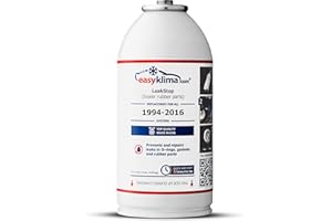 auto easy klima EasyKlima LeakStop Air Con Leak Repair - Scellant Non Toxique pour pièces en Caoutchouc - Arrêter Rapidement Les fuites - Utilisation Avant Air Con Regas Kit