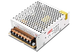 ‎LEDMO LEDMO Schaltnetzteil 12V 10A, AC/DC Netzteil Adapter Transformator für LED Streifen Lichter, Schaltwandler AC 110/220V to DC Trafo 10A Leistungswandler 120W
