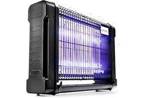 Duronic FK8412 Elektryczne urządzenie do zwalczania owadów 12W | Lampa owadobójcza do domu przeciw muchom owadom latającym | lampa ultrafioletowa na owady komary z łańcuchem | pułapka na muchy