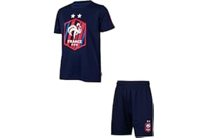 Equipe de FRANCE de football Maillot Short Enfant FFF - Collection Officielle