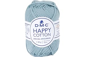 DMC - Happy Cotton - Spécial Amigurumi - 100% coton - Très doux et agréable à utiliser | Pelote de 20 g - 43 m | 49 coloris