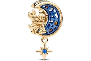 PHCLASY Christmas Abalorios Charm Colgantes de Cuentas con Circonita cúbica,Navidad Gifts Para Mujer