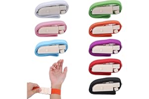 WATDENYFINE 8 Stück Stauschlauch Blutabnahme Blutabnahme Set Tourniquet Holster Venenstauer Stauschlauch Blutabnahme Personalisiert Tourniquet-Schnalle Astauschlauch Blutabnahme Einfach zu Bedienen (8 Farben)