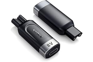 Yinke 8 V HQ850 typ C ładowarka adapter do golarki Philips Norelco Oneblade QP2630 QP2530, USB-C golarka elektryczna, adapter zastępczy, konwerter ładowania (bez kabla)