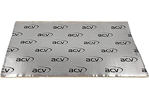 ACV Material aislante de aluminio butilo, 460 x 800 x 1,8 mm, VPE, 25 unidades