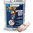 Unitedlys® Epsom Bath Salt | Soothing Epsom Salt for Pain Relief & Muscle Relaxation| Revitalizing Epsom Salt for Bath | Promotes Restful Sleep & Stress Relief | 1.2 Kg / 2.6 Lbs