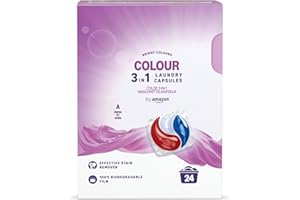 by Amazon Colour Laundry Capsules 3-in-1, 24 Washes