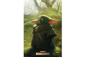 Grupo Erik, Póster Star Wars The Mandalorian Baby Yoda Art, grogu, 61x91,5 cm