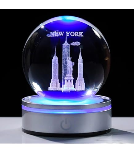 CoolSnowGlobes New York City White Cool Snow Globe : Amazon.co.uk