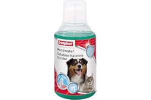 Beaphar - Solution haleine fraîche – Favorise la Bonne santé bucco-Dentaire du Chien et du Chat sans brossage ni rinçage – Élimine la Plaque Dentaire – Empêche la Formation de tartre - 250 ML