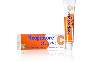 NEOPROSONE, Vitamin C Gel - 1 Fl oz / 30 ml - Aufhellendes Gel-Creme für Hals, Gesicht, Körper, Achseln, Hände - Für Frauen und Männer, mit Alpha-Arbutin