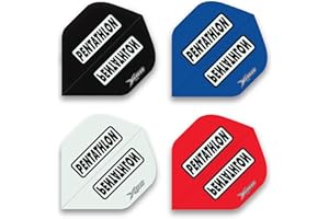 Pentathlon Unisex-Adult X180 10 Sets / 30 Stck Flight HD 180, Schwarz/Rot/WeiB/Blau, Klassisch