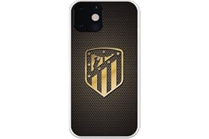 Personalaizer Funda Original Compatible con iPhone 13 - Atlético de Madrid Escudo Oro