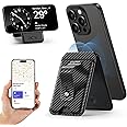 ESR Unisex Adult Magnetic Wallet,Geo Iphone Wallet Stand With Full Find My Functionality,Compatible With Magsafe Wallet,Wallet Tracker With Adjustable Stand,For Iphone 15/14/13/12 Series,Carbon Fiber