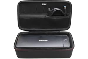 L LTGEM LTGEM Case Compatible with ScanSnap iX1300 Photo & Receipt Scanner or Doxie Pro DX400 Compact Scanner, Duplex Scanner Case, Black