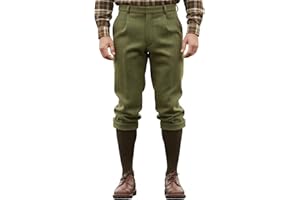 Game Technical Apparel Mens Derby Tweed Breeks Teflon Coated Plus Fours Breeches for Hunting Shooting Country-wear