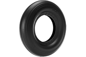 Wiltec Pneu 3.50-8 pour Diable – 350 x 100 mm – Sans Chambre à air ni Jante – capacité de charge max. 130 kg – pour Roue Brouette Chariot