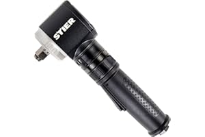 STIER Clé à chocs d'angle 19-WSS 1/2 pouce, entraînement extra court, rotation: 8 000 tr/min, plusieurs vitesse, douille à chocs, sans fil