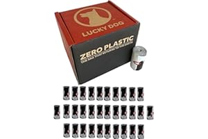 LUCKY DOG RUGGED. SUSTAINABLE. TIMELESS. Sacs ramasse-crottes pour chiens Zero Plastic | Compostable Anti-fuites Résistants Étanche Ecologique Certifié - Lucky Dog