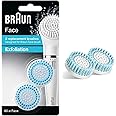 Braun Face 80-E Exfoliation Brush for Cleaning Pore Deep, Pack of 2 Brushes