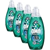 OMO Express Fresh K&ouml;t&uuml; Koku Karşıtı Beyaz ve Renkliler Sıvı &Ccedil;amaşır Deterjanı, 1480 ml (4 paketi)