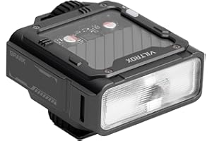 VILTROX Spark Z3 TTL - Mini flash per fotocamera, 26 W, 7 livelli 1s, ricicla GN16, design Cyber Mech, colore grigio, per Fuji