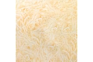 Mamiddle Paglia per Cesti Decorativa - 50g Raffia per Riempimento Regali, Filler per Cestini, Scatole e Decorazioni - Materiale per Party, Matrimoni, Natale (Champagne)