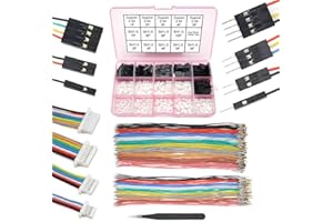 elechawk Kit de cables y conectores preengarzados SH1.0 a DP 2.54 compatible con JST SH 1.0 mm para I2C Qwiic Stemma QT Wire FPV Drone controlador de vuelo SpeedyBee F405 Holybro Kakute H7 F7 T-Motor