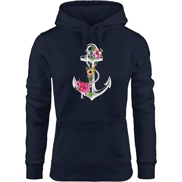 Neverless Hoodie Damen – Kapuzenpullover Mit Feder-Vögel-Print, Weiches Sweatshirt