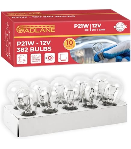 10 X Ring R382 P21W BA15S Brake Stop Car Light Bulb 382 12v 21w - E - Foto 2