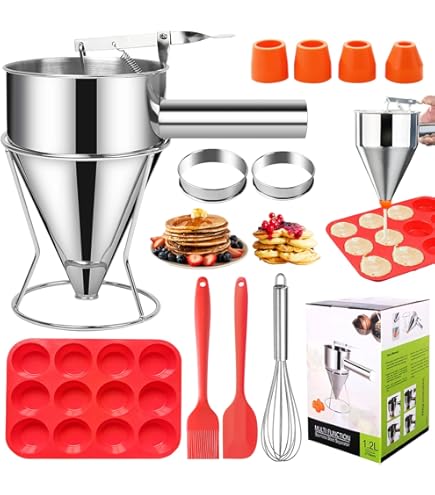 Achine à Crêpes - 3000 W - Revêteent Antiadhésif En Acier Inoxydable - Pour Crêpes, Pancakes, Oelettes, Jabon De Palais