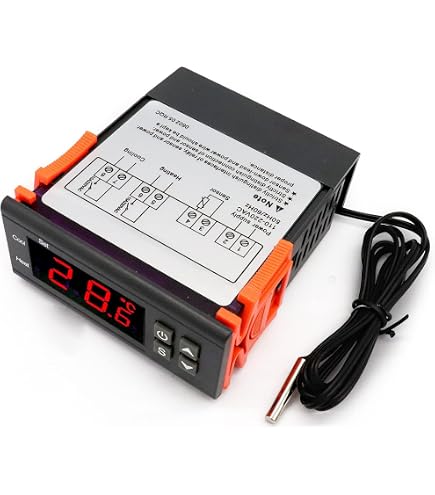 Regolatore Temperatura Dixell XR20CX-5N0C1 - Per Cookmax, NTC/PTC, 55-150°C, Display 3 Cifre, 230V AC