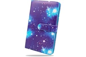 Rieibi Mini album fotografico a 96 tasche, portafoglio in pelle PU per fotocamera istantanea Fujifilm Instax Mini Evo/12/11/8/9/7s/25/70/90, album fotografico colorato brillante per Polaroid