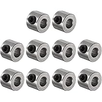 Collare Per Albero In Alluminio Con Foro 1.97 Pollici - Doppia Spaccatura Per Fissaggio Alberi Di Trasmissione - Foto 3