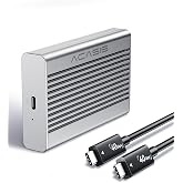 ACASIS Al&uuml;minyum Isı dağıtan kanat&ccedil;ıklı 40Gbps M.2 NVMe SSD Muhafaza | G&uuml;r&uuml;lt&uuml;s&uuml;z USB4 Harici SSD Muhafaza Kısmayı &Ouml;nler ve Y