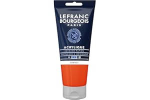 Lefranc Bourgeois Acrylique Fine Tube 80ml Orange