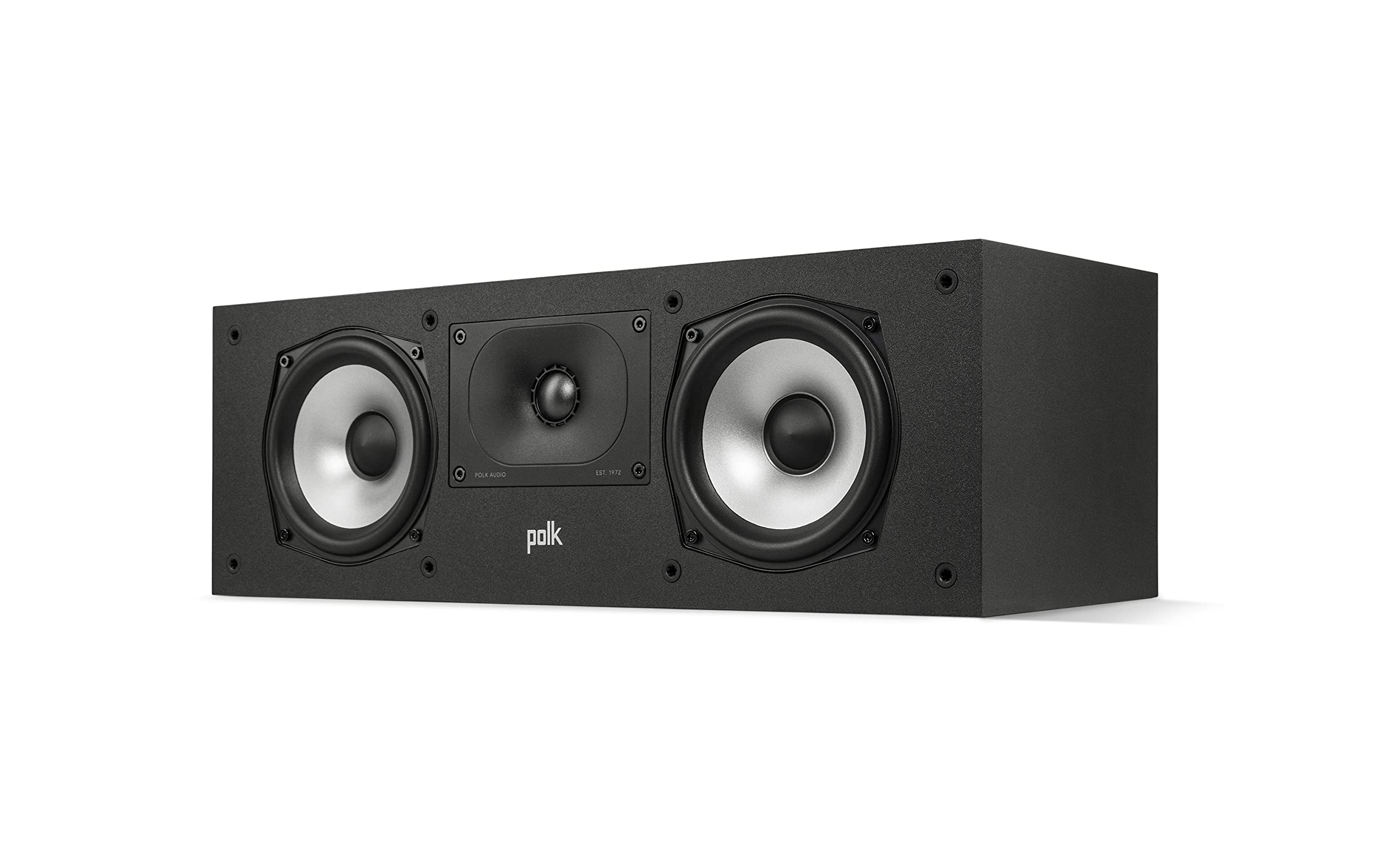 Polk Audio Monitor Xt30 1" Terylene Tweeter & Dual 5.25" Woofer, 200W Dual Power Port Center Speaker (Each) Black - Hdmi