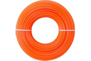 Akuoly 100m Filo per Tagliabordi Decespugliatori Strimmer Linee Tagliaerba 2,4 mm in Nylon