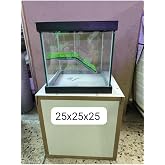 PET CAM KAPLUMBAĞA AKVARYUMU SEHPALI