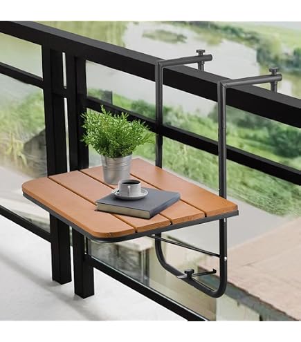 rephorm balKonzept : Balkontisch mit integriertem Blumenkasten (Graphit),  Kunststoff : Amazon.de: Garten