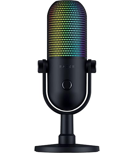 ば*す様 RAZER レイザー マイク SEIREN EMOTE Amazon.co.jp: Razer Seiren Emote ストリミーングマイク 8ビットLED