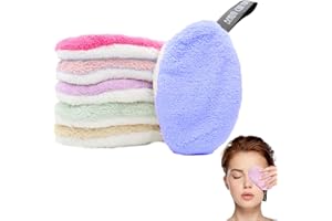 AFHGDJR 6 Stück Abschminkpads Waschbar,Abschminkpads,Cotton Pads,Abschminktücher,Abschminktücher Waschbar,Für Jeden Hauttyp Geeignet, Sanfte Reinigung und Make-up-Entfernung(6 Farben Erhältlich)