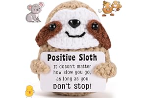 BFSYRR Emotional Support Potato, Sloth Emotional Support Plush Doll, Funny Potato Gift, Desk Accessories Decor