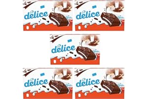 HAMPERLY GIFTS Cake Bar Bundle Containing Kinder Delice 156g (5 Pack)