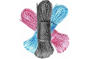 AZEEZ Washing Line Wire Heavy Duty Washing Line Laundry Line Outdoors Clothesline Rope Life Long Super Strong Wash Line Durable and Strong Clothes Lines For Outside Garden 20m (Pack Of 1)