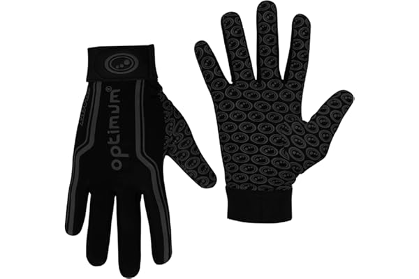 Optimum Gants de Sports Thermique pour le Rugby, Football, Hockey, course á pieds et le cyclisme