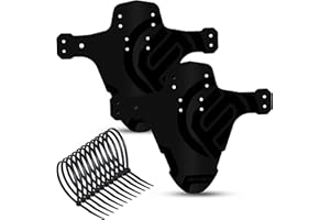 FIFTY-FIFTY Mountain Bike Fender, MTB Mudguard, Front and Rear Compatible, Fits 26", 27.5", 29", Plus Size and Fat Bike Wheel Sizes